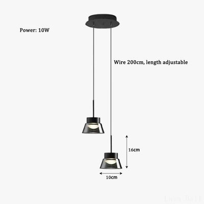 Suspension en Verre pour Décoration Moderne et Élégante - Lumiine
