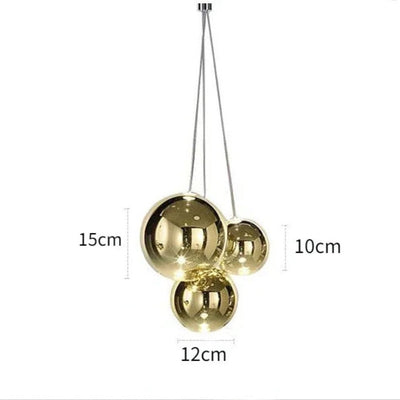 Suspension en Verre pour Salle à Manger Lustre D'îlot de Cuisine - Lumiine