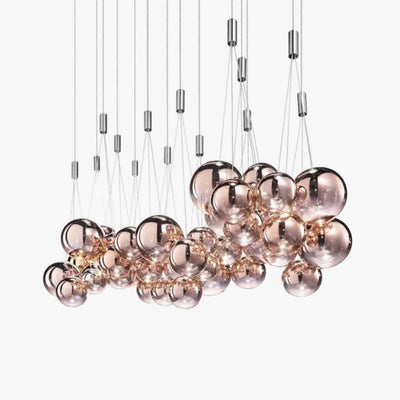 Suspension en Verre pour Salle à Manger Lustre D'îlot de Cuisine - Lumiine