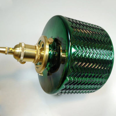 Suspension en Verre Vert Scandinave - Lumiine