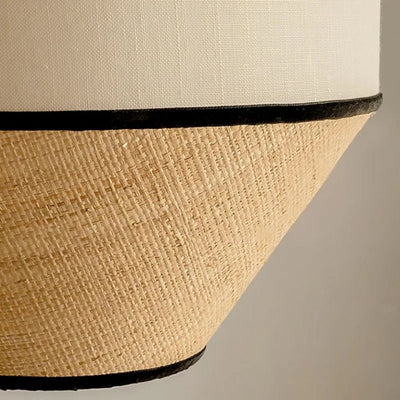 Suspension Rétro en Rotin Tissé pour Décoration Intérieure - Lumiine