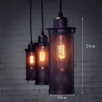 Suspension Industrielle LED en Métal Style Edison - Lumiine