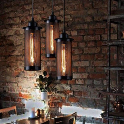 Suspension Industrielle LED en Métal Style Edison - Lumiine