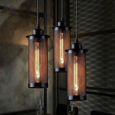 Suspension Industrielle LED en Métal Style Edison - Lumiine