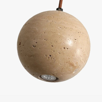 Suspension LED en Pierre Naturelle pour Intérieur Moderne - Lumiine