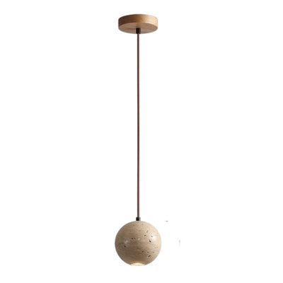 Suspension LED en Pierre Naturelle pour Intérieur Moderne - Lumiine