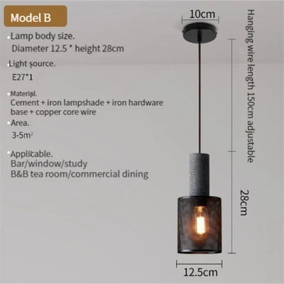 Suspension Led de Style Industriel - Lumiine
