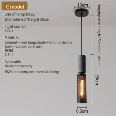 Suspension Led de Style Industriel - Lumiine