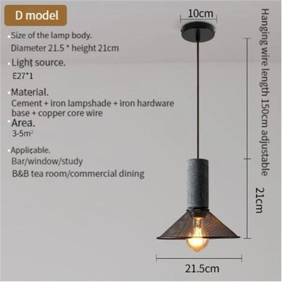 Suspension Led de Style Industriel - Lumiine