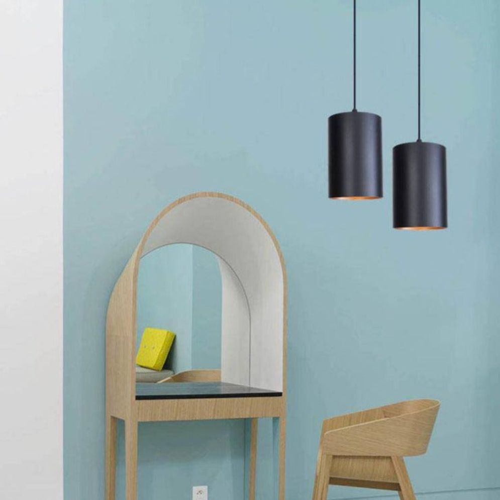 Suspension Led Noir Etching - Lumiine