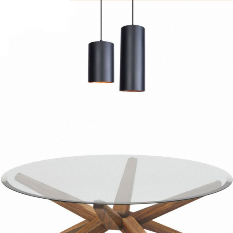 Suspension Led Noir Etching - Lumiine