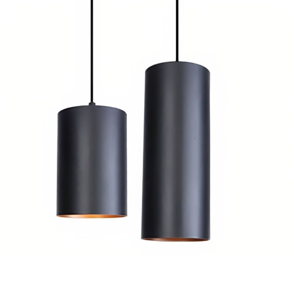 Suspension Led Noir Etching - Lumiine