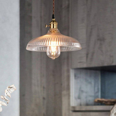 Suspension Led Style Vintage en Verre Dolkie