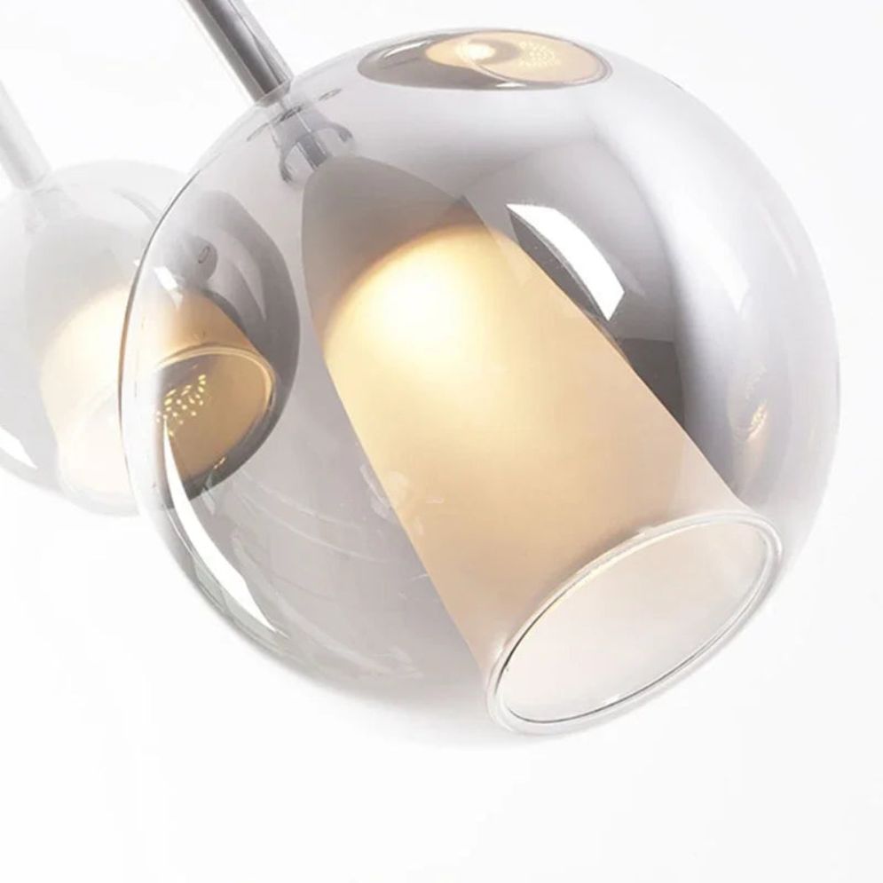 Suspension LED Verre Industriel Plusieurs Couleurs - Lumiine