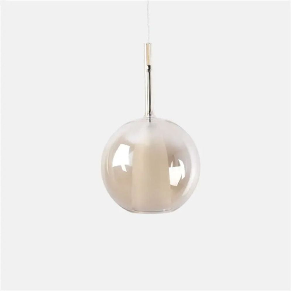 Suspension LED Verre Industriel Plusieurs Couleurs - Lumiine