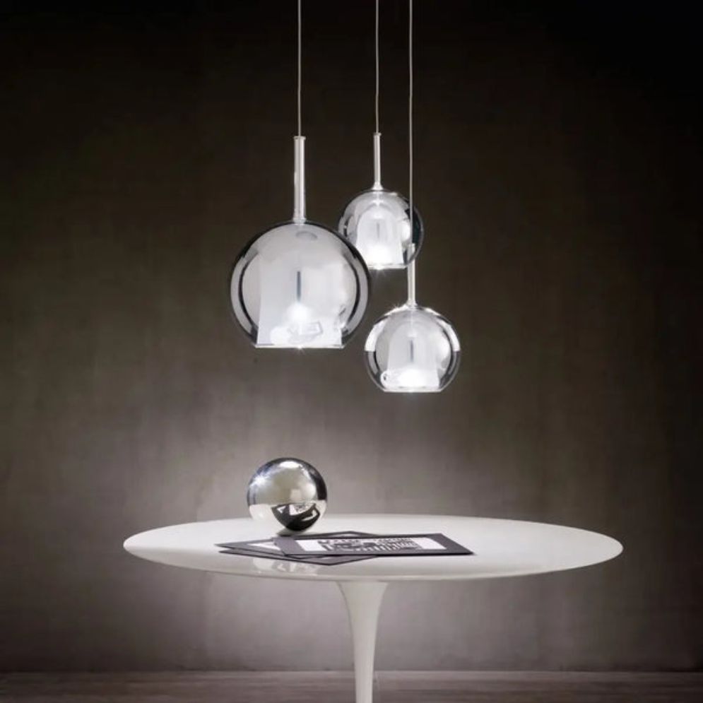 Suspension LED Verre Industriel Plusieurs Couleurs - Lumiine