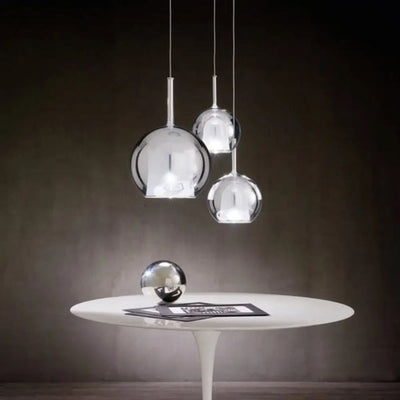 Suspension LED Verre Industriel Plusieurs Couleurs - Lumiine