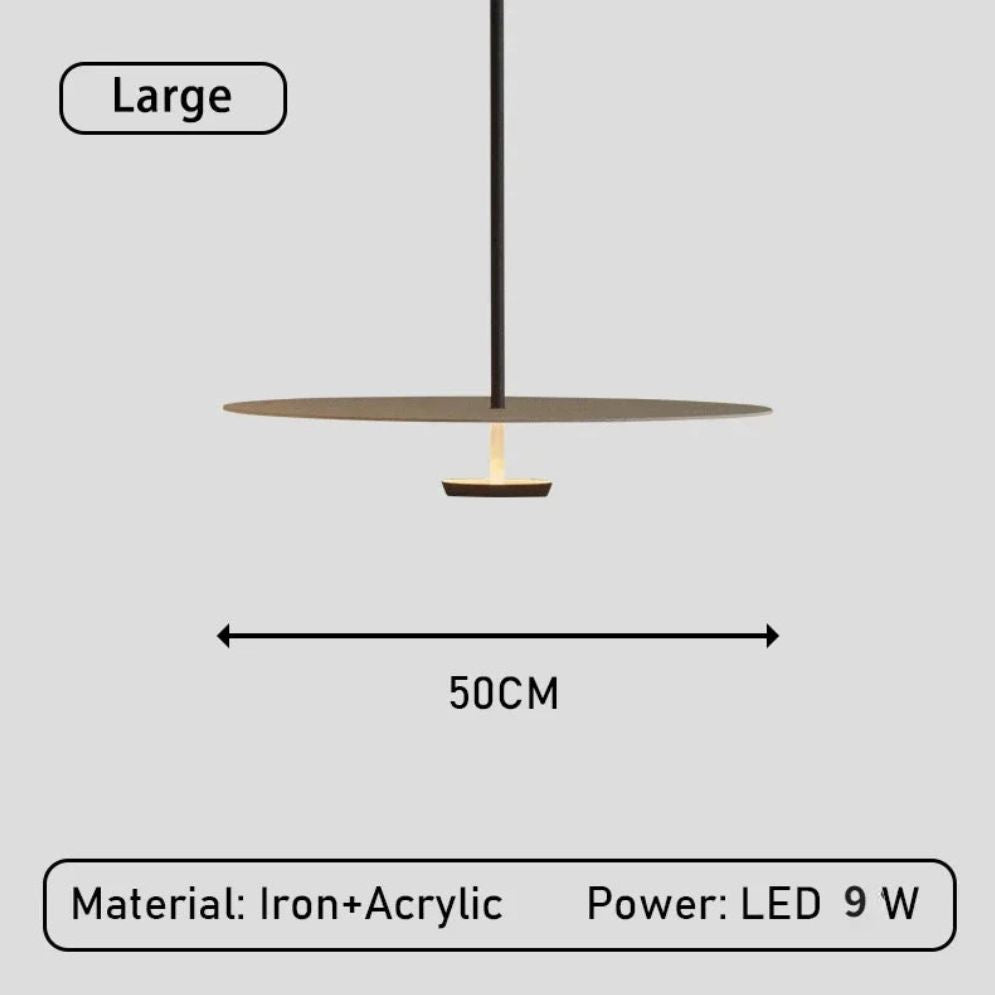 Suspension Luminaire Ultra Mince Design Minimaliste pour Intérieur - Lumiine