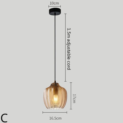 Suspension Moderne en Verre Fumé Plusieurs Formes Guezra