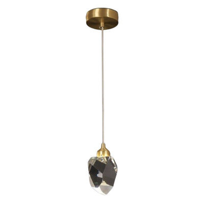 Suspension Moderne LED avec Abat-Jour en Cristal Ansley - Lumiine