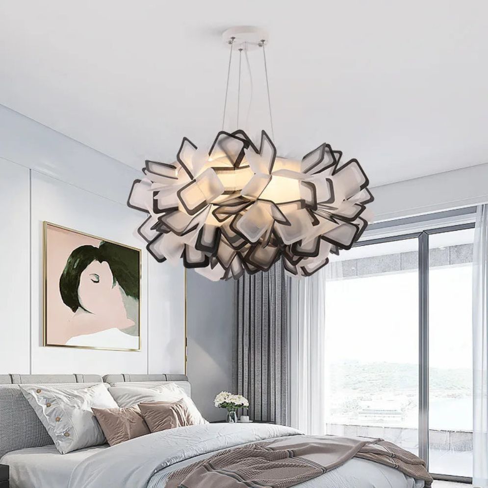 Suspension Moderne LED en Forme de Fleur Romantic - Lumiine
