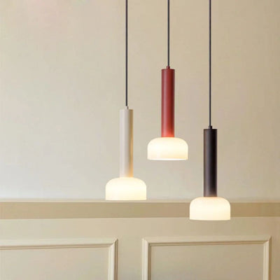 Suspension Moderne Loft Luminaire Verre Multicolore Vintage - Lumiine