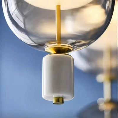 Suspension Nordique Moderne LED Boule Verre Salle à Manger - Lumiine