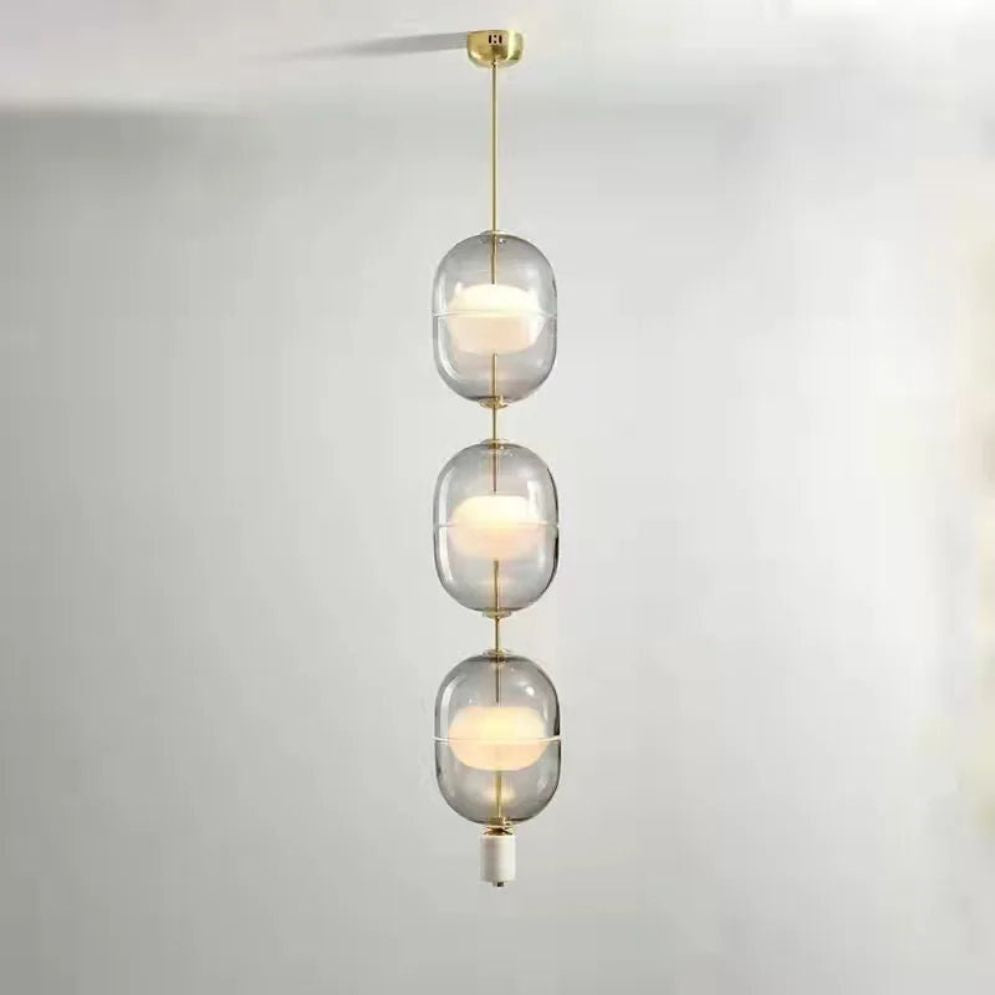 Suspension Nordique Moderne LED Boule Verre Salle à Manger - Lumiine
