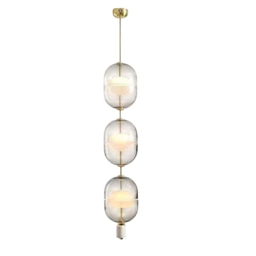 Suspension Nordique Moderne LED Boule Verre Salle à Manger - Lumiine