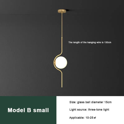 Suspension Nordique Moderne Led Chambre Tête de Lit - Lumiine