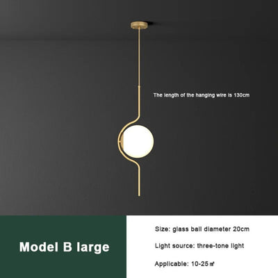 Suspension Nordique Moderne Led Chambre Tête de Lit - Lumiine