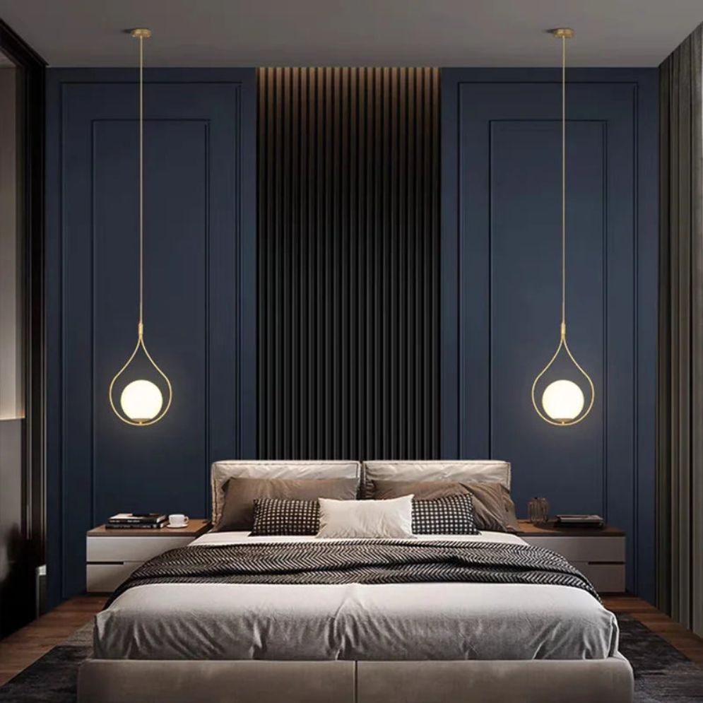 Suspension Nordique Moderne Led Chambre Tête de Lit - Lumiine