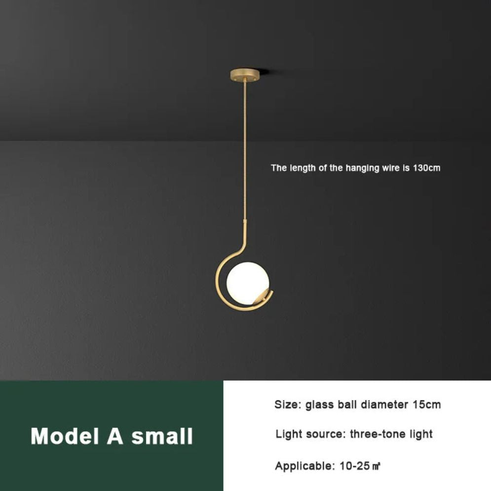 Suspension Nordique Moderne Led Chambre Tête de Lit - Lumiine 