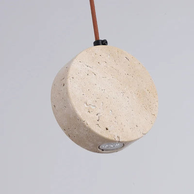 Suspension Rétro trou Pierre Petite Créative LED Décorative - Lumiine