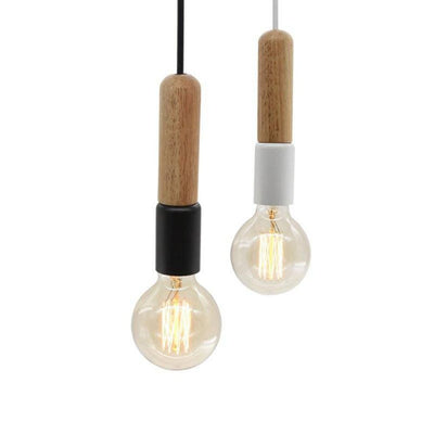 Suspension Scandinave en Bois Minimaliste - Lumiine