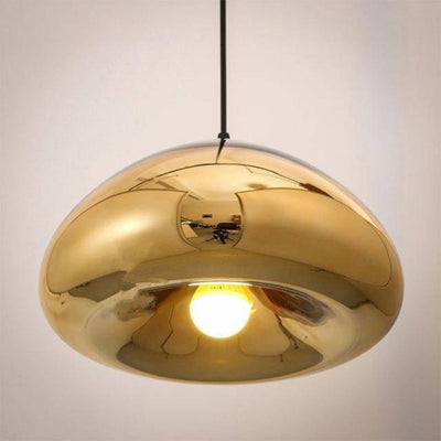 Suspension Sphérique Chromé et en Verre - Lumiine