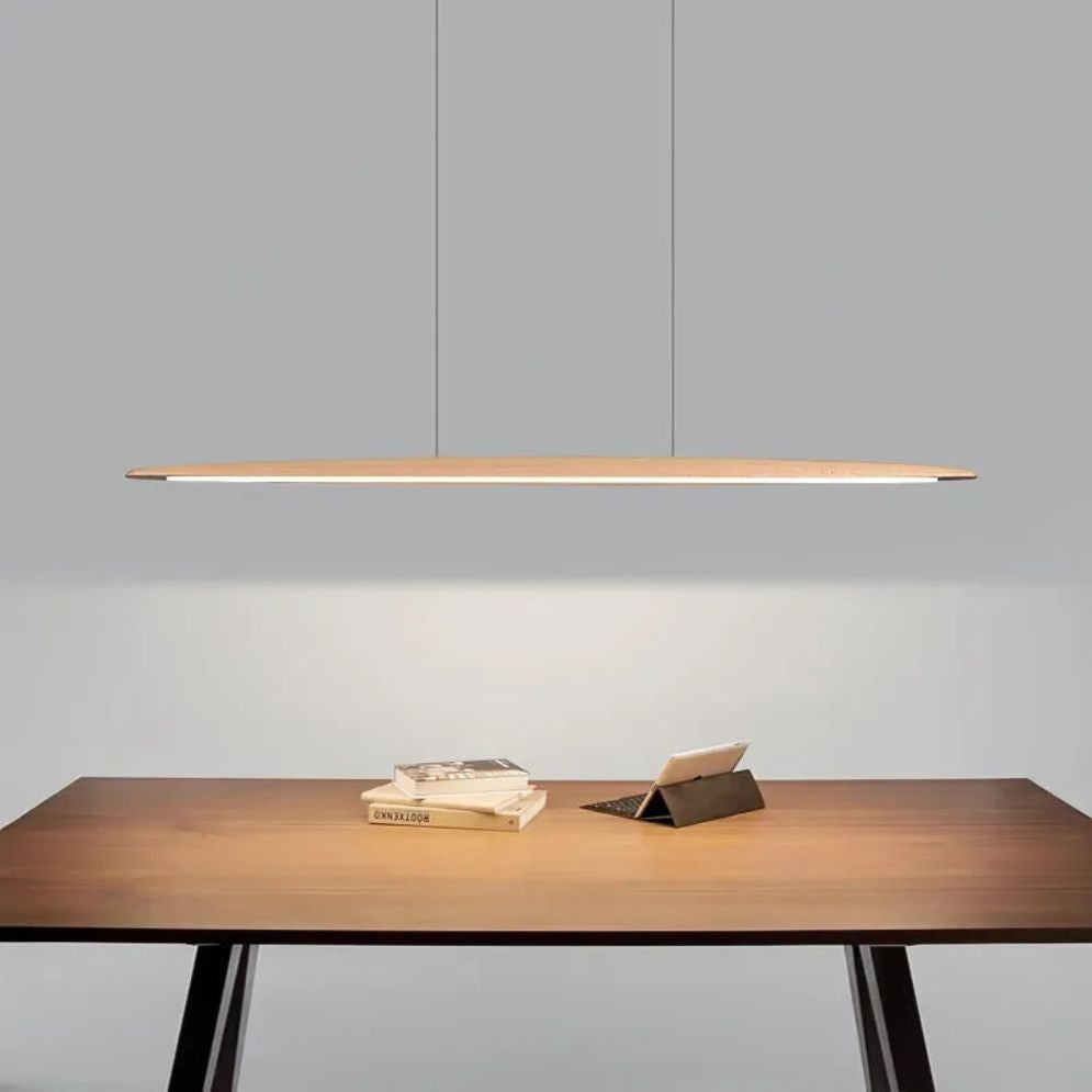 Suspension Table à Manger en Bois Américain Plusieurs Longueurs - Lumiine