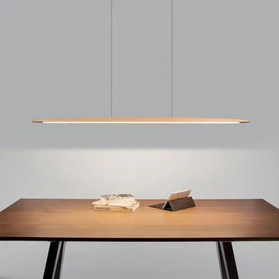 Suspension Table à Manger en Bois Américain Plusieurs Longueurs - Lumiine