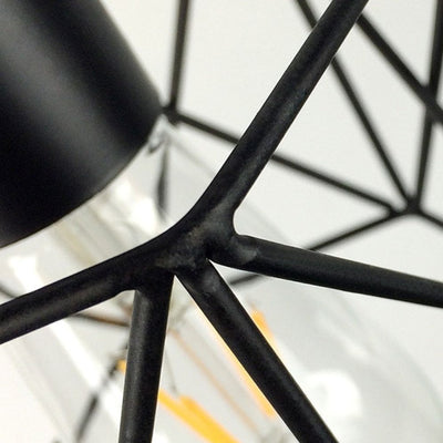 Suspension Vintage et Industrielle avec Cage