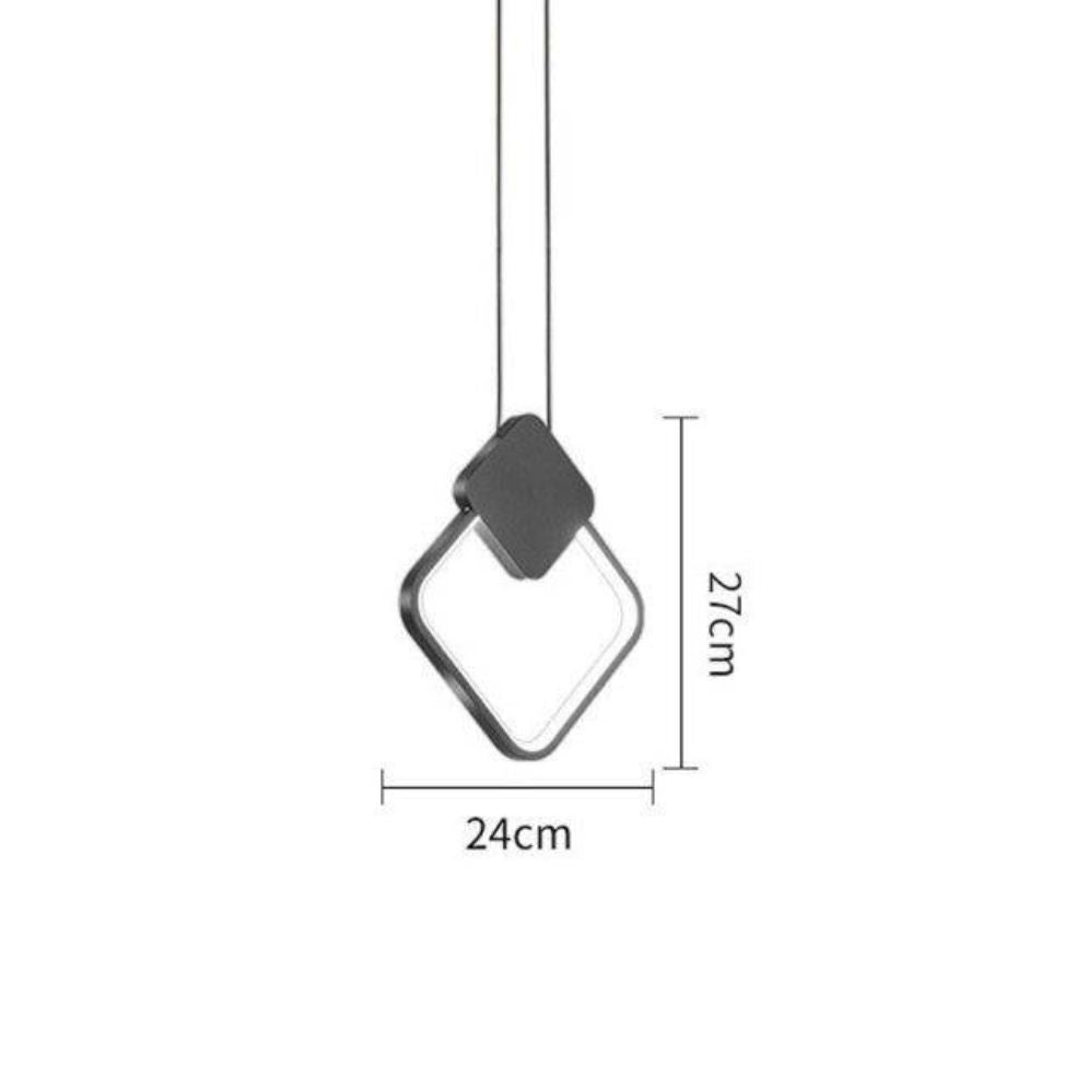 Suspensions Géométriques en Métal LED Design - Lumiine