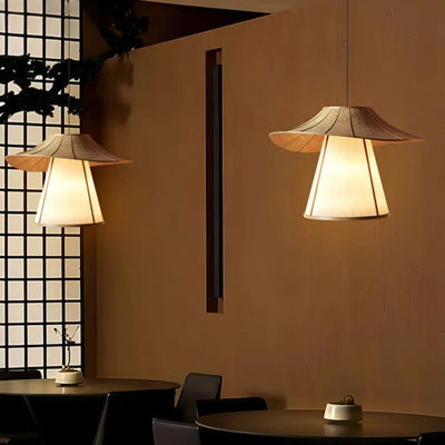 Suspension Wabi Sabi Rotin Tissé - Lumiine